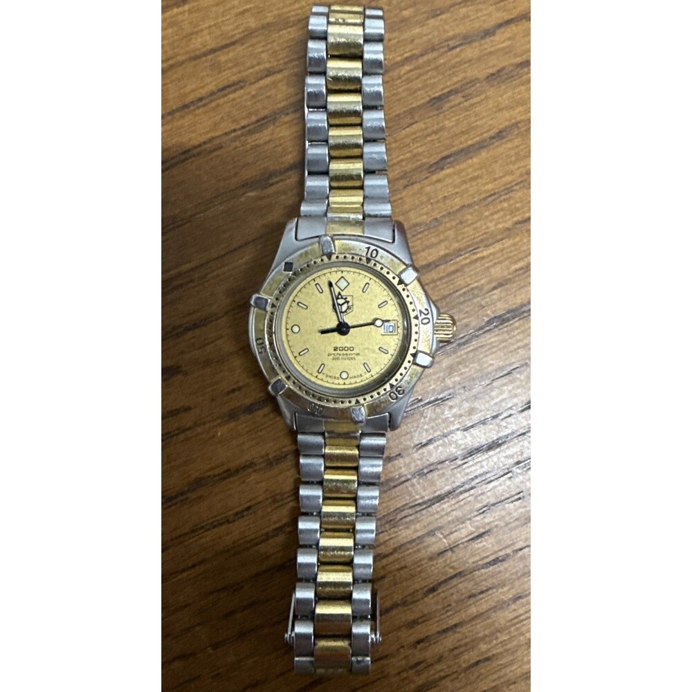 TAG HEUER Professional 2000 964.008 Stainless Steel Quartz Ladies Watch w/COA